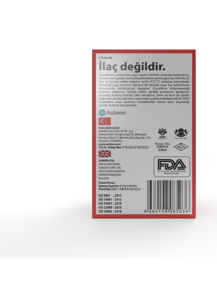 Austen Plus Asbien Cüce Palmiye, Kuersetin, Turna Yemişi ve Bal Kabağı İçeren Takviye Edici Gıda