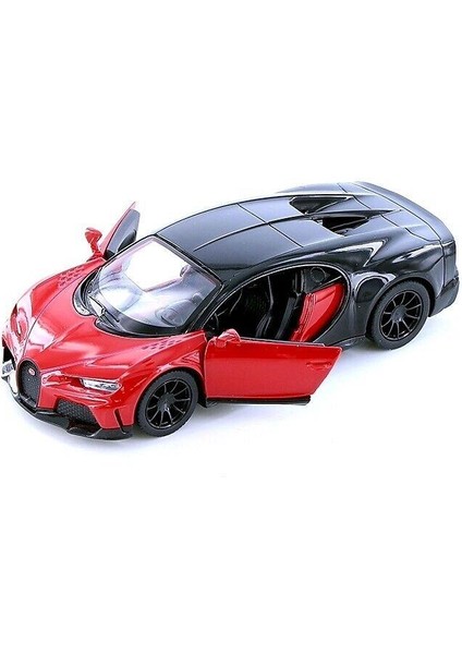 Bugatti Chiron Supersport 1:38 Kırmızı Çek Bırak Model Araba