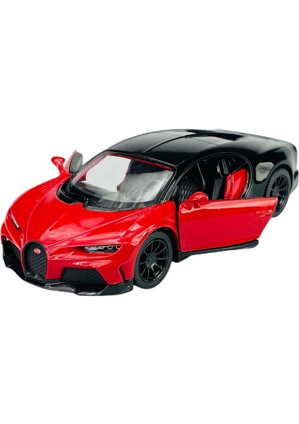 Bugatti Chiron Supersport 1:38 Kırmızı Çek Bırak Model Araba fırsatları
