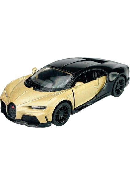 Bugatti Chiron Supersport 1:38 Altın Çek Bırak Model Araba indirimleri