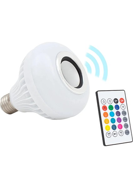 Ampul Şeklinde Bluetooth Hoparlör Müzik Çalar Rgb Ledli Lamba Kumandalı Mp3 Çalar Renk Değiştiren modelleri