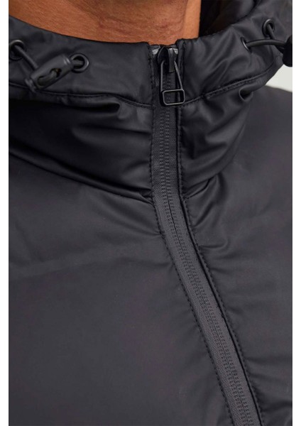 Erkek Elements Pu Puffer Mont