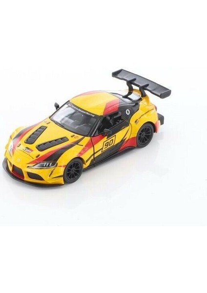 Toyota gr Supra Racing Concept 1:36 Sarı Çek Bırak Model Araba