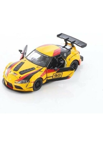 Toyota gr Supra Racing Concept 1:36 Sarı Çek Bırak Model Araba fiyatları