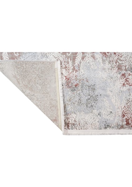 Elm Pamuk Tabanlı Polyester ve Akrilik Modern Pembe Halı fırsatları