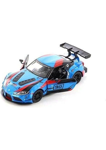 Toyota gr Supra Racing Concept 1:36 Mavi Çek Bırak Model Araba fiyatları