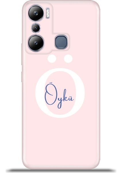 Infinix Hot 20I Kılıf Silikon Esnek Kamera Koruma Kişiye Özel Isim Harf Zao Pembe - Ö fiyatları