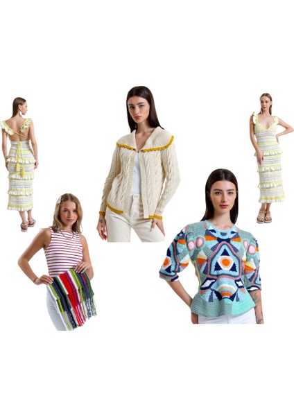 Jeans Amigurimi & Motif El Örgü Ipi (2 x 50 Gr) - 055 Mint Yeşili