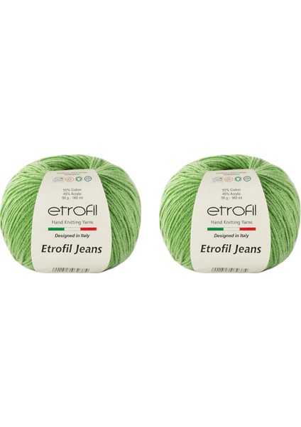 Jeans Amigurimi & Motif El Örgü Ipi (2 x 50 Gr) - 039 Çağla