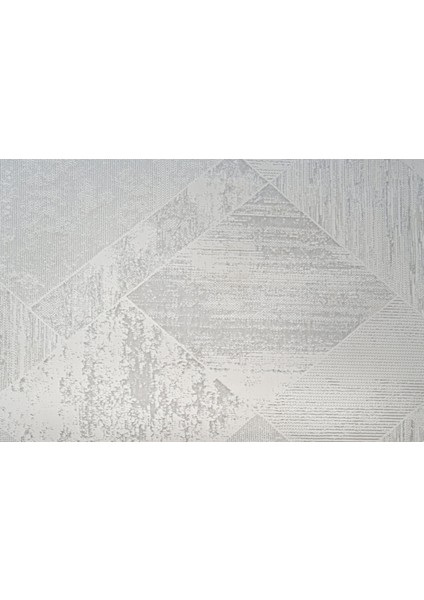 Willow Pamuk Taban Polyester Mikrofiber Geometrik Desenli Krem Halı modelleri