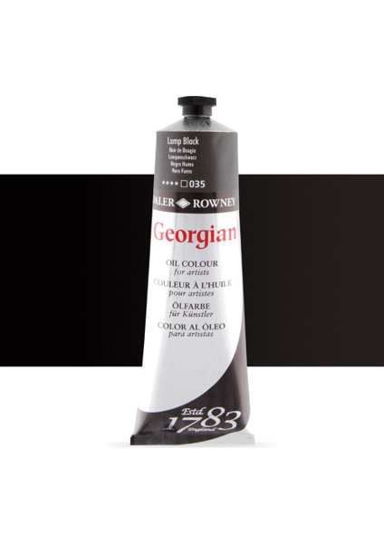 Georgian Yağlı Boya 225 ml Lamp Black