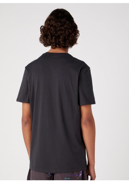 Bisiklet Yaka Siyah Erkek T-Shirt W7CAD3XV6 Bisiklet Yaka T-Shirt fırsatları