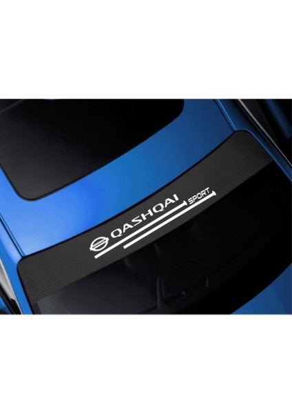 Nissan Qashqai Için Karbon Ön Cam Oto Sticker