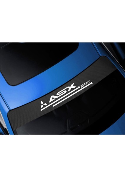 Mitsubishi Asx Uyumlu Karbon Ön Cam Oto Sticker