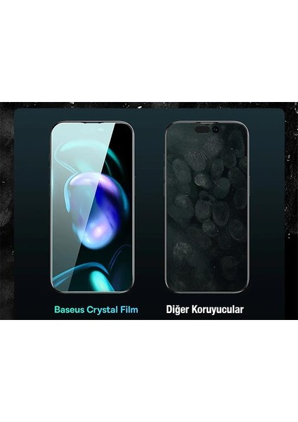 8k Ultra Net Parmak Izi Bırakmaz 0.3mm 2 Adet Set iphone 14 Pro Ekran Koruyucu Full Koruma