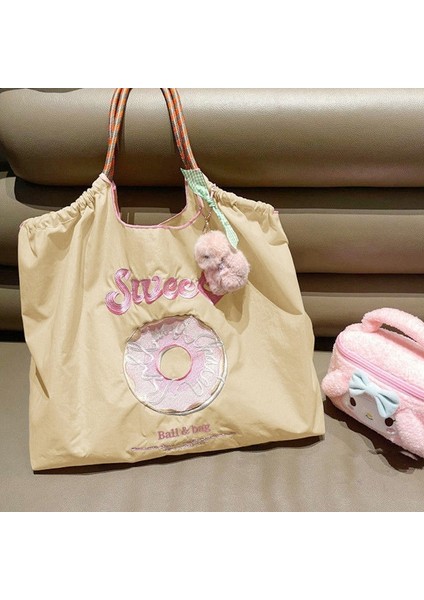 Büyük Kapasiteli Çevre Dostu Saklama Çantası Omuz Çantası (Yurt Dışından)