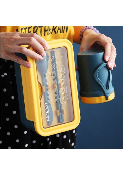 Taşınabilir Plastik Üç Kareli Öğle Yemeği Kutusu Öğrenci Öğle Yemeği Kutusu (Yurt Dışından) fiyatları