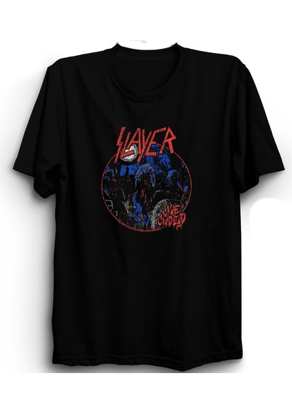 Slayer, Live Undead, Rock Metal Grup Tişörtü