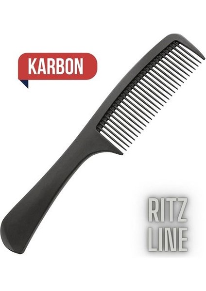 Ritz Karbon Siyah Bayan Wax Stil Açma Tarağı 716482