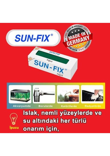 Sun Fi̇x Aqua Kaynak Macunu 50 gr - 61852