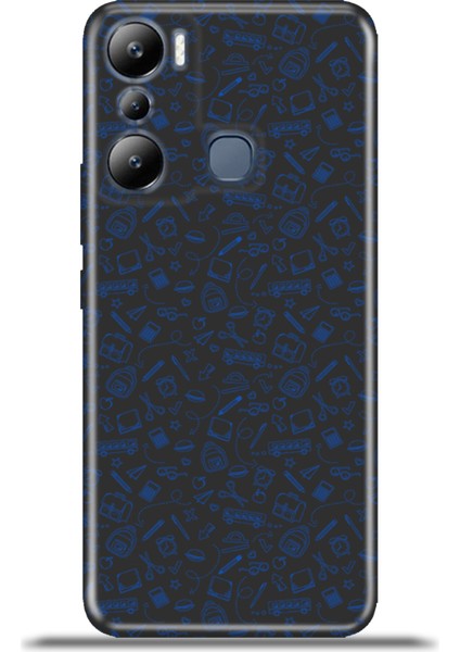 Infinix Hot 20I Kılıf Esnek Silikon Kamera Koruma 4K Desenli Özel Tasarım - Haydi Okula