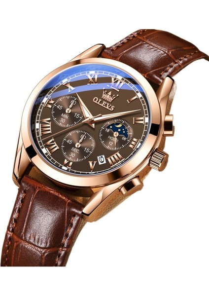 Oris Marka Saat Kuvars Saat Su Geçirmez Işıklı Erkek Saati (Yurt Dışından)
