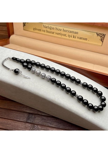 Kişiye Özel Oltu Taşı Tesbih 11 T