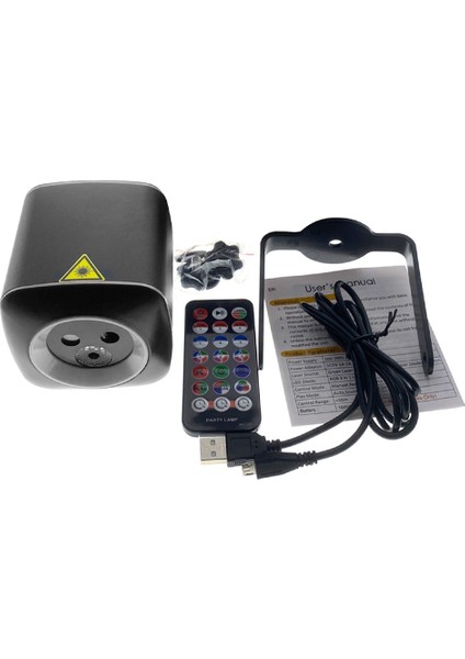 Mini Dj Parti Işıkları Kapalı Ev Partisi Bar Için Uzaktan Kumandalı Ktv Dans Doğum Günü Cadılar Bayramı Noel 32 Rgb Desenleri (Yurt Dışından)