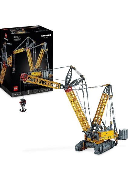 Technic Liebherr Paletli Vinç Lr 13000 42146 - Araç Seven Yetişkinler Için Çalışan Bir Vinç Modeli Içeren Koleksiyonluk ve Sergilenebilir Model Yapım Seti (2883 Parça)