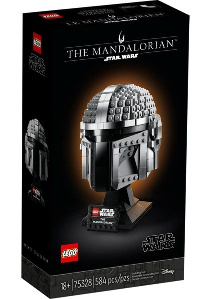Star Wars™ Mandrian™ Kaskı 75328 - Yetişkinler Için Koleksiyonluk Sergileme Modeli Yapım Seti (584 Parça)