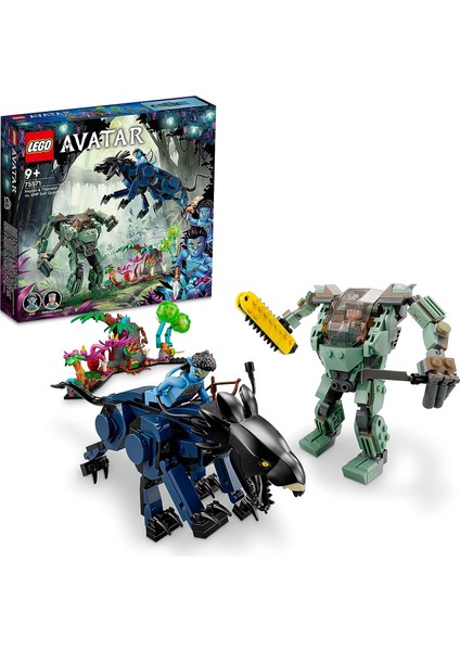 Avatar Neytiri ve Thanator Amp Robotlu Quaritch E Karşı 75571 (560 Parça)