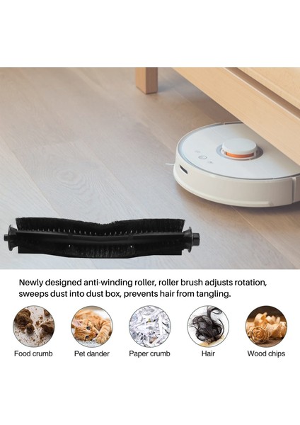 S9 Robotlu Süpürge Için 3 Adet Elektrikli Süpürge Rulo Fırçası Değiştirilebilir Aksesuarlar (Yurt Dışından) indirimleri