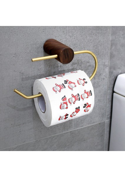 Banyo Rulo Kağıt Tutucu Duvara Monte Kağıt Mendil Askısı Banyo Aksesuarları Ev Doku Tutucu-A (Yurt Dışından)