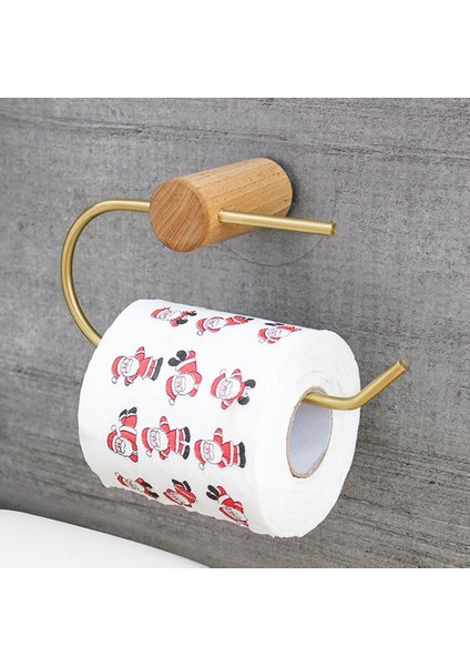 Banyo Rulo Kağıt Tutucu Duvara Monte Kağıt Mendil Askısı Banyo Aksesuarları Ev Doku Tutucu-A (Yurt Dışından)