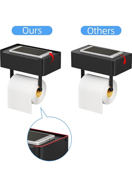 Tuvalet Kağıdı Tutacağı ve Yıkanabilir Mendil Dispenseri, Banyo Için Silme Saklama Raflı, Mendillerinizi Gizli Tutun (Yurt Dışından) modelleri