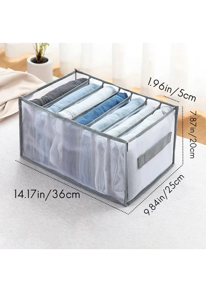 Kot Pantolon, Pantolon, Gömlek, Saklama Kutuları, Dolapta Çekmece Kutusu, Çekmeceler, Giysiler Için Gardırop Organizatör Sistemi 6 Adet (Yurt Dışından)