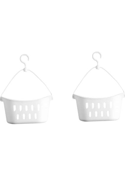 2 Adet Plastik Saklama Sepeti Duş Sepeti Banyo Duş Sepeti Depolama Sepeti Duş Sepeti Koleji Essentials (Yurt Dışından) fiyatları