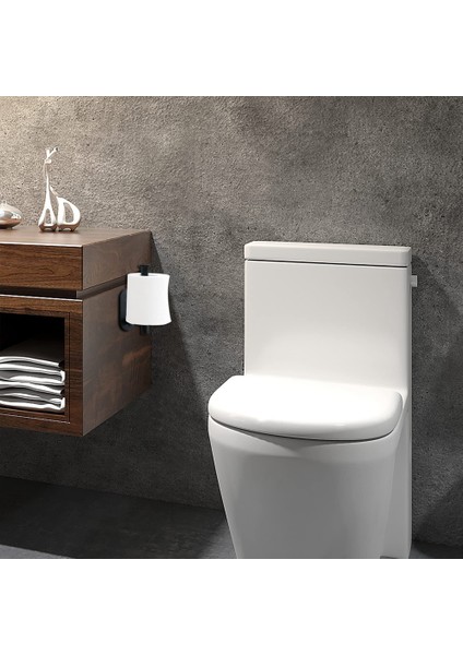 2 Adet Tuvalet Kağıdı Tutucu Banyo Mutfak Tuvalet Duvara Montaj 304 Paslanmaz Çelik Tuvalet Kağıdı Tutucu Depolama Rafı, B (Yurt Dışından)
