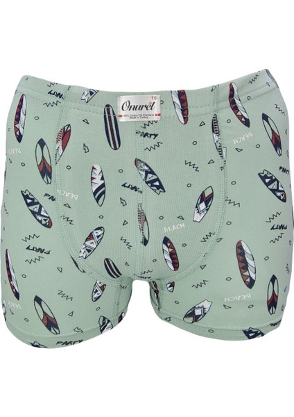 Erkek Çocuk 5'li Paket Karışık Renk Sorf Baskılı Likralı Boxer fiyatları
