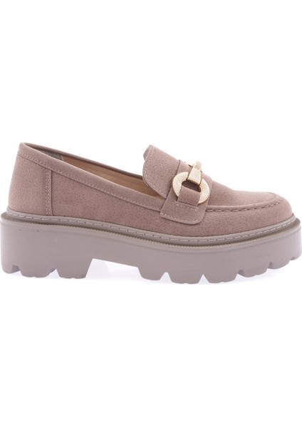 1003 Kadin Aksesuarli Loafer Ayakkabi