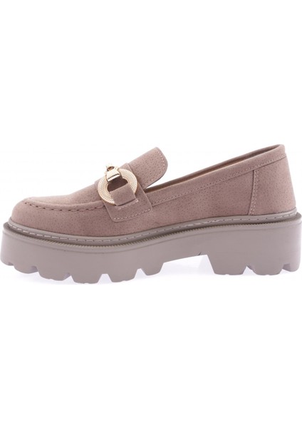 1003 Kadin Aksesuarli Loafer Ayakkabi