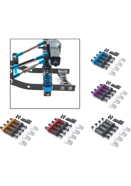 4 Adet Metal Damper Genişletici Koltuk ile C14 C24 C34 Mn D90 D99 MN90 MN99S Rc Araba Yükseltme Parçaları, 3 (Yurt Dışından) indirimleri