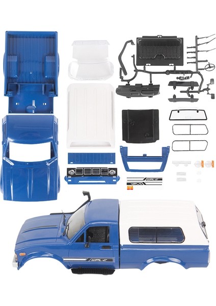 Demonte 190MM Dingil Mesafesi Gövde Araba Kabuk Için C14 C24 C24-1 1/16 Rc Araba Yedek Parça Aksesuarları, Mavi (Yurt Dışından) indirimleri