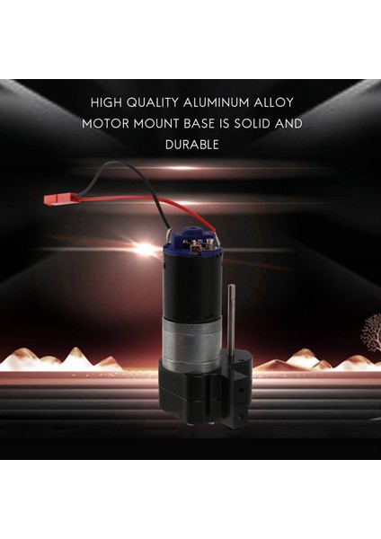 Metal Şanzıman Şanzıman 370 Motor Tahrik Mili Yükseltme Aksesuarları Için C14 C24 B24 B36 Mn D90 MN99S Rc Araba, Siyah (Yurt Dışından) modelleri