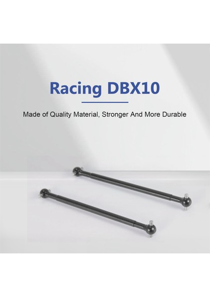2 Adet Metal Arkadan Çekişli Motosiklet Mili Köpek Kemiği 7191-10 DBX10 10421-S 9102 1/10 Rc Araba Yedek Parça Aksesuarları (Yurt Dışından)
