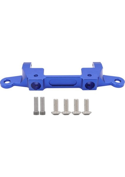 Eksenel 1/6 Scx6 Uzaktan Kumanda Araba Parçaları Metal Yükseltme Modifiye Arka Tampon Braketi, Mavi (Yurt Dışından)