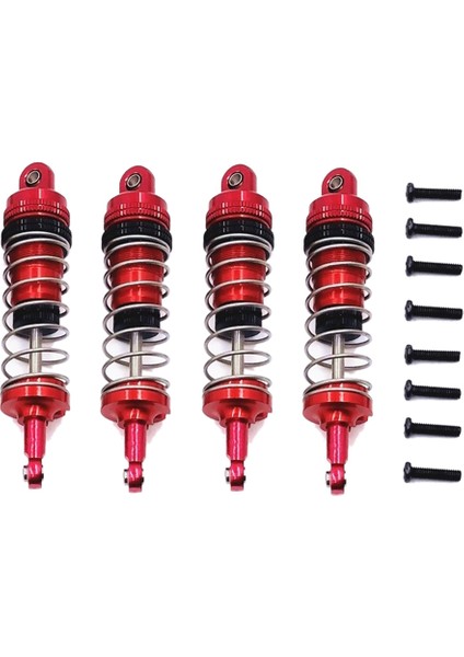 4 Adet Ayarlanabilir Tüm Metal Amortisörler Damper 144001 124019 124018 Rc Araba Yükseltme Parçaları Aksesuarları, 1 (Yurt Dışından)