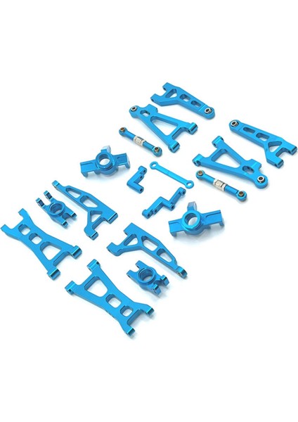 Salıncak Kolu Direksiyon Grubu Kupası 16207 16208 16209 16210 H16 Uzaktan Kumanda Araba Aksesuarları Metal Yükseltme Kiti, Kırmızı (Yurt Dışından)