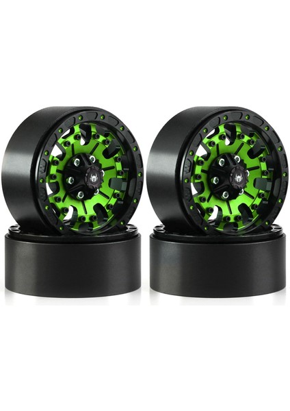 4 Adet Metal 1.9ın Beadlock Jant 1/10 Rc Paletli Trx4 Eksenel SCX10 90046 AXI03007 Redcat Gen8 (Yurt Dışından)