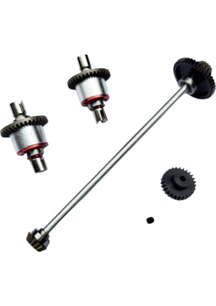 Metal Ana Aks Merkezi Tahrik Mili Diferansiyel Dişli Seti A959-B A969-B A979-B 1/18 Rc Araba Yükseltme Parçaları (Yurt Dışından) fiyatları